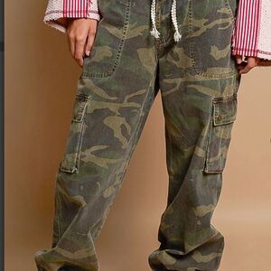 POL Camouflage Cargo Pant Joggers